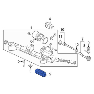 Honda OE - Rack and Pinion Bellows