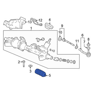 Honda OE - Rack and Pinion Bellows