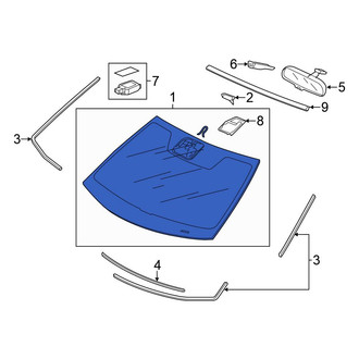 Honda OE - Front Windshield