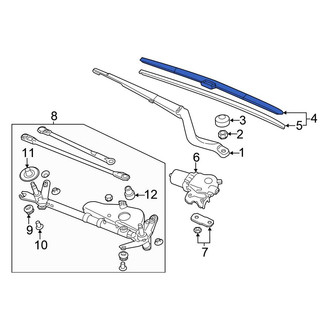 Honda OE - Left Wiper Blade