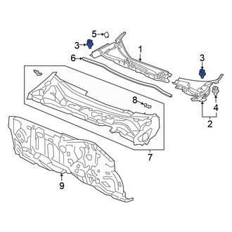 Honda OE - Cowl Cover Clip