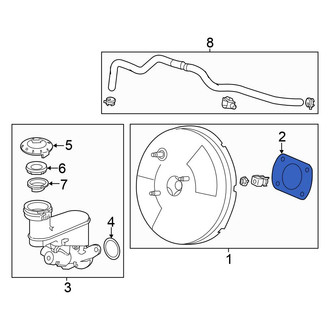 Honda OE - Power Brake Booster Gasket