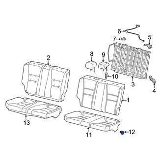 Honda OE - Rear Seat Cushion Clip