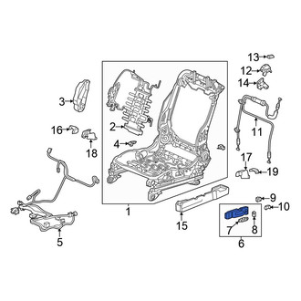 Honda OE - Left Power Seat Switch