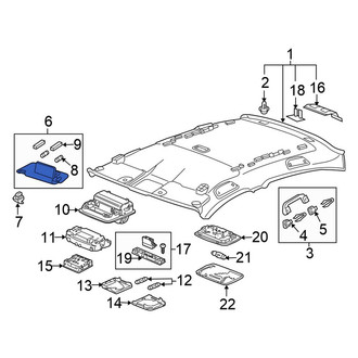 Honda OE - Left Sun Visor