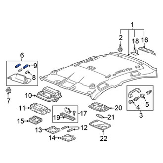 Honda OE - Right Sun Visor Light