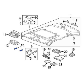 Honda OE - Map Light Bulb