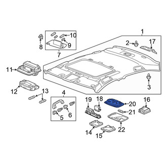 Honda OE - Rear Dome Light