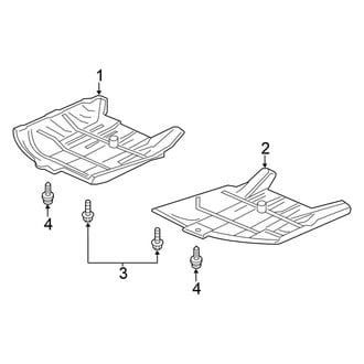 Honda OE - Pillars, Rocker & Floor - Exterior Trim (Coupe)