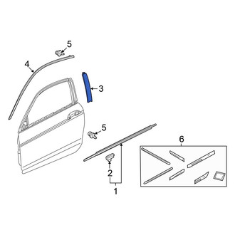 Honda OE - Front Left Door Applique