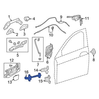 Honda OE - Front Left Door Check