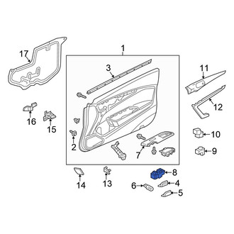 Honda OE - Front Right Door Window Switch