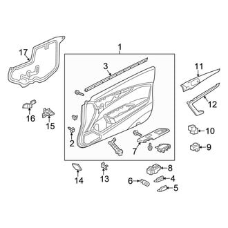 Honda OE - Door - Interior Trim (Coupe)