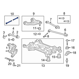 Honda OE - Rear Suspension Control Arm Bolt