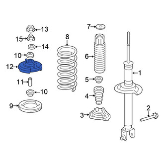 Honda OE - Rear Suspension Shock Absorber Mount