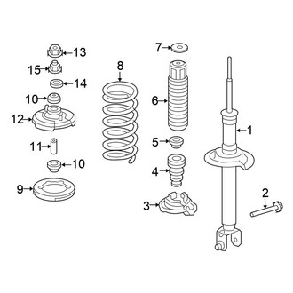 Honda OE - Rear Suspension - Shocks & Components