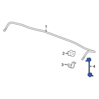 Honda OE - Rear Left Suspension Stabilizer Bar Link