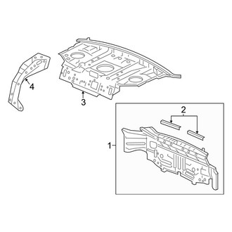 Honda OE - Rear Body & Floor - Rear Body (EX / EX-L / Touring Coupe)