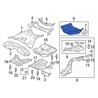 Honda OE - Rear Spare Tire Compartment
