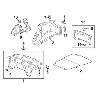 Honda OE - Rear Body & Floor - Interior Trim (Coupe)