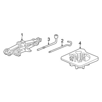 Honda OE - Rear Body & Floor - Jack & Components (Coupe)