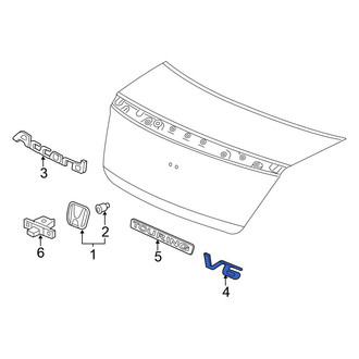 Honda OE - Rear Right Outer Deck Lid Emblem