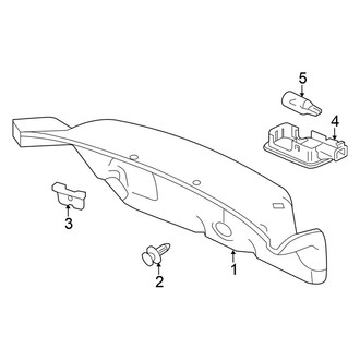 Honda OE - Trunk Lid - Interior Trim (Coupe)