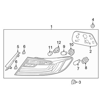 Honda OE - Rear Lamps - Tail Lamps (Coupe)