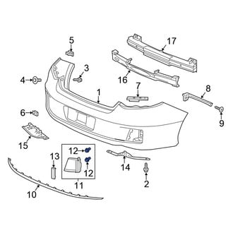 Honda OE - Reflector Panel Clip