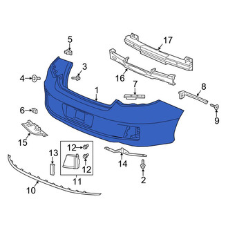 Honda OE - Rear Bumper Cover