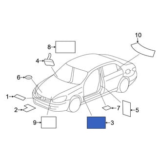 Honda OE - Hybrid High Voltage Information Label