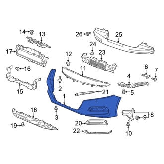 Honda OE - Front Bumper Cover