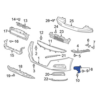 Honda OE - Front Left Brake Air Duct