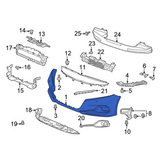 Honda OE - Front Bumper Cover