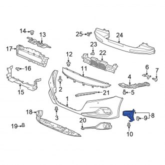 Honda OE - Front Left Brake Air Duct