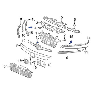 Honda OE - Grille Reinforcement Screw
