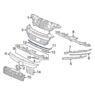 Honda OE - Front Center Grille Molding
