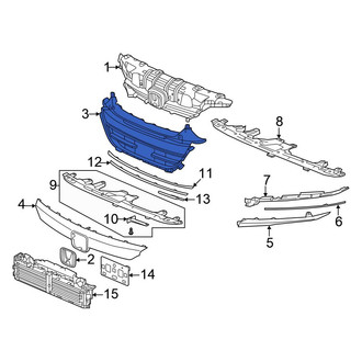 Honda OE - Front Lower Grille