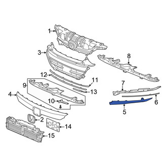 Honda OE - Front Center Grille Molding