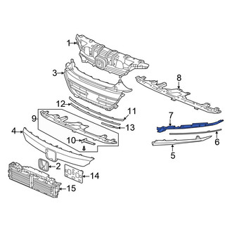 Honda OE - Front Left Grille Reinforcement