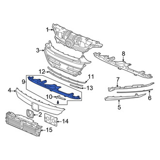 Honda OE - Front Upper Grille Reinforcement