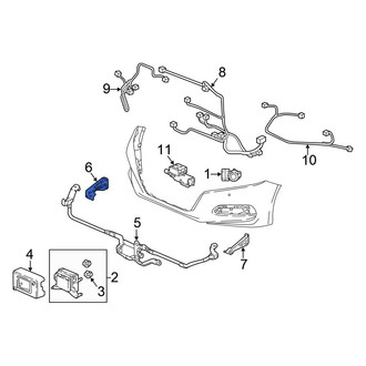 Honda OE - Right Cruise Control Distance Sensor Bracket