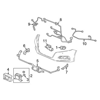 Honda OE - Front Bumper & Grille - Electrical Components