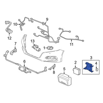 Honda OE - Front Cruise Control Distance Sensor Bracket