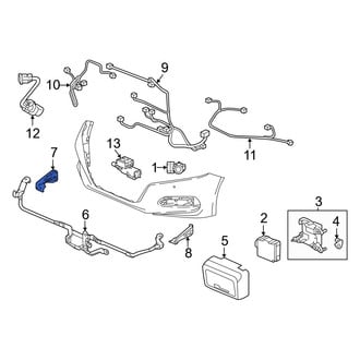 Honda OE - Right Cruise Control Distance Sensor Bracket