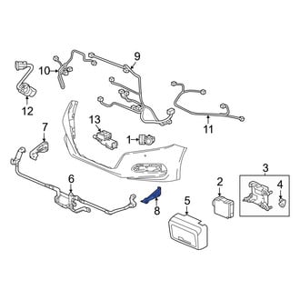 Honda OE - Left Cruise Control Distance Sensor Bracket