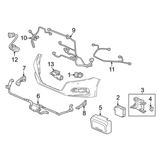 Honda OE - Front Bumper & Grille - Electrical Components
