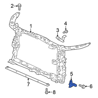 Honda OE - Front Left Radiator Support Panel Reinforcement