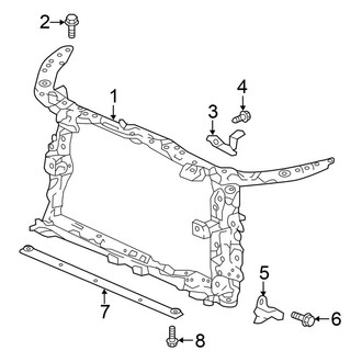 Honda OE - Radiator Support