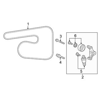 Honda OE - Cooling - Belts & Pulleys (1.5L)